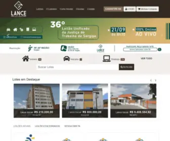 Lancese.com.br(Lance Leilões) Screenshot