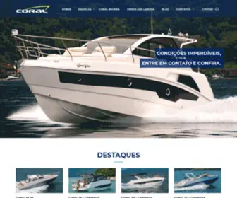 Lanchascoral.com.br(Lanchas Coral) Screenshot