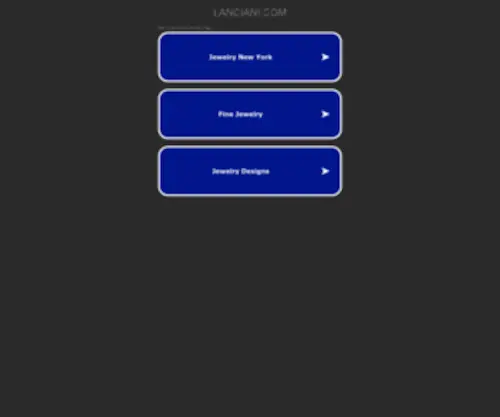 Lanciani.com(Lanciani travel jewelry) Screenshot