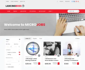 Lancingboss.com(Freelancer) Screenshot