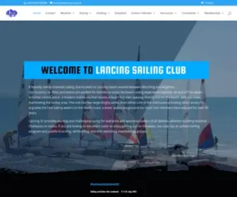 Lancingsc.org.uk(Lancing Sailing Club) Screenshot