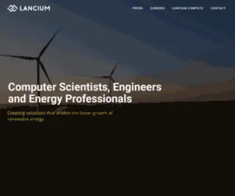 Lancium.com(Carbon Neutral Cloud Computing) Screenshot