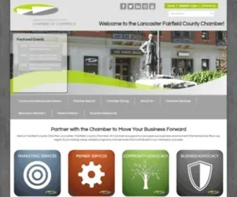 Lancoc.org(Lancaster Fairfield County Chamber of Commerce) Screenshot