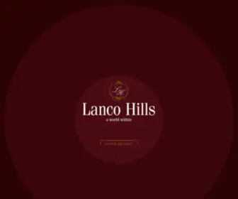 Lancohills.com(Lanco Hills) Screenshot