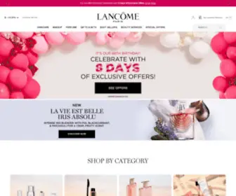 Lancome-Usa.com(Lancôme) Screenshot