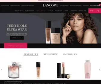 Lancome.de(Pflege, Make-up & Duft für Deine Beauty-Routine) Screenshot