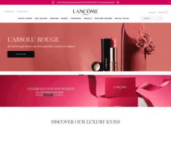 Lancome.in(Lancôme India) Screenshot