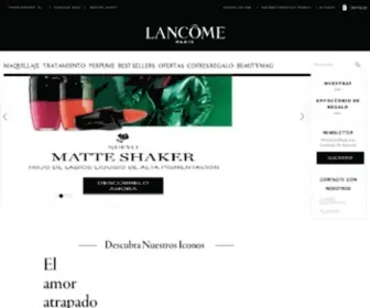 Lancomespain.com(Belleza, perfume y maquillaje con Lancôme) Screenshot