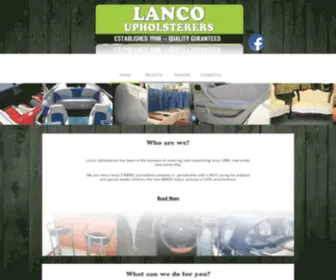 Lancortb.co.za(Lanco Upholsters) Screenshot