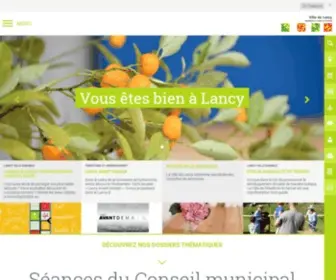 Lancy.ch(Ville de Lancy) Screenshot