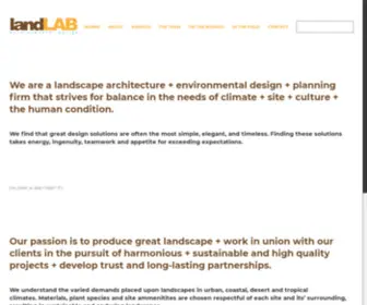 Land-LAB.com(At landLAB our passion) Screenshot