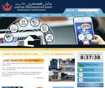 Land-Transport.gov.bn(Land Transport Department) Screenshot