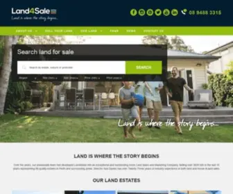 Land4Salewa.com.au(Land For Sale In Perth) Screenshot