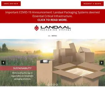 Landaal.com(Sustainable Packaging) Screenshot