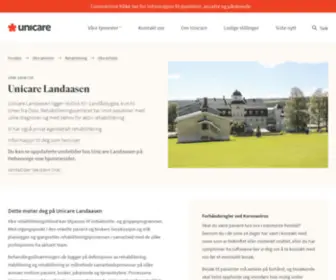 Landaasen.no(Unicare Landaasen) Screenshot