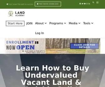 Landacademy.com(Land Academy) Screenshot
