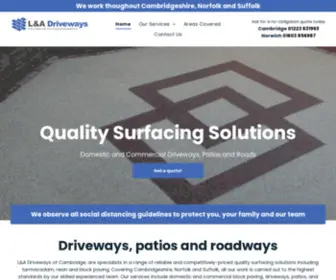 Landadriveways.co.uk(Driveways) Screenshot