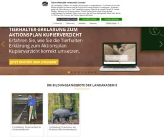 Landakademie.de(Startseite) Screenshot