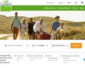 Landal.com(Landal GreenParks) Screenshot