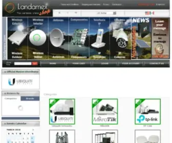 Landamex.com(Landatel de México S.A) Screenshot