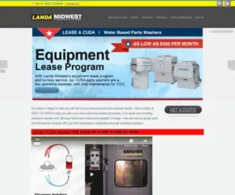 Landamidwest.com(Chicago & Northwest Indiana Landa Pressure Washers) Screenshot