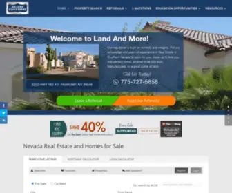 Landandmore.com(Realty Executives In Action) Screenshot