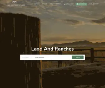 Landandranchsales.com(Land and Ranch Sales) Screenshot