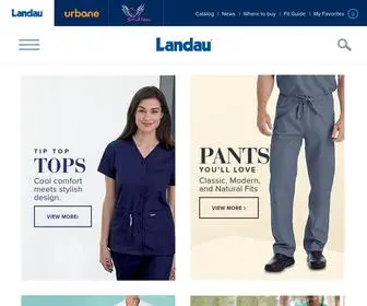 Landau.com(Medical and Nursing Scrubs & Uniforms) Screenshot