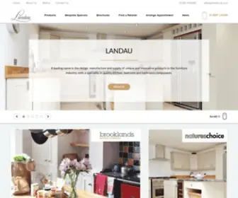 Landau.uk.com(Kitchen Door Manufacturers) Screenshot