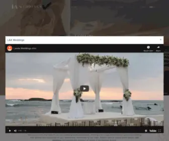 Landaweddings.com(Puerto Vallarta Wedding) Screenshot