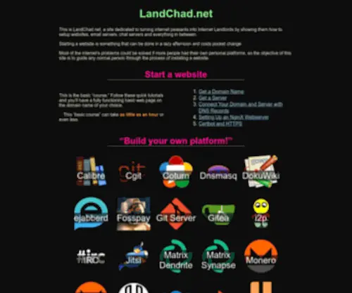 Landchad.net(landchad) Screenshot