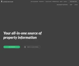 Landchecker.com.au(All-in-one source of property information) Screenshot