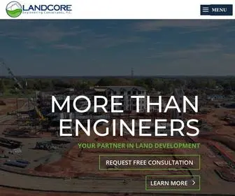 Landcoreconsulting.com(LANDCORE Engineering Consultants P.C) Screenshot