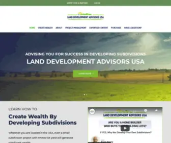 Landdevadvisorsusa.com(Land Development Advisors USA) Screenshot