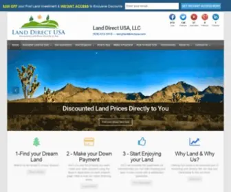 Landdirectusa.com(Land for Sale in Arizona) Screenshot