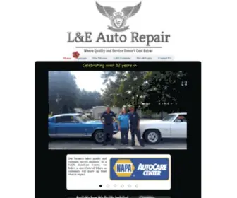 Landeautorepair.com(L&E Auto Repair) Screenshot