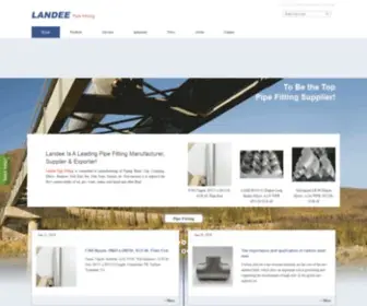 Landeepipefitting.com(China Pipe Fitting Manufacturer) Screenshot
