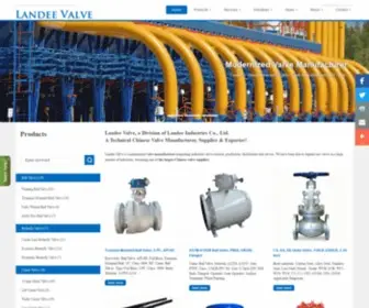 Landeevalve.com(China Valve Manufacturer with Quality Assurance) Screenshot