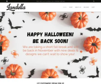 Landella.com(Landella American Made Beaded Bracelets) Screenshot