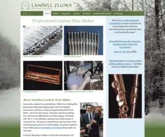 Landellflutes.com(Landell Flutes) Screenshot