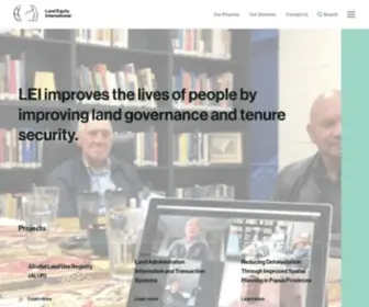 Landequity.com.au(Land Equity International) Screenshot