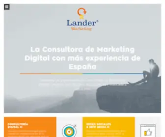 Lander.es(Consultoría de Marketing Digital) Screenshot