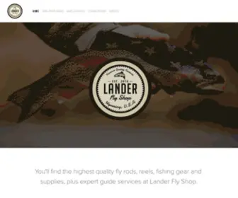 Landerflyshop.com(Lander Fly Shop) Screenshot