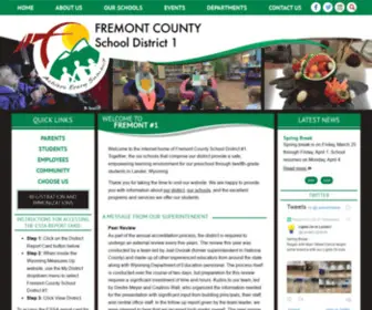 Landerschools.org(Fremont Co School Dist #1) Screenshot