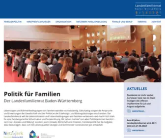 Landesfamilienrat.de(Landesfamilienrat BW) Screenshot