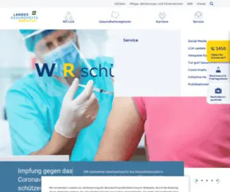 Landesgesundheitsagentur.at(NÖ) Screenshot