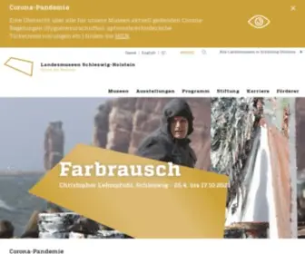 Landesmuseen.sh(Landesmuseen Schleswig) Screenshot