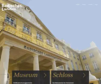 Landesmuseum.de(Badisches Landesmuseum) Screenshot