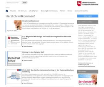 Landesschulbehoerde-Niedersachsen.de(Herzlich willkommen) Screenshot