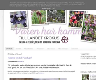 Landetkrokus.se(Landet Krokus) Screenshot